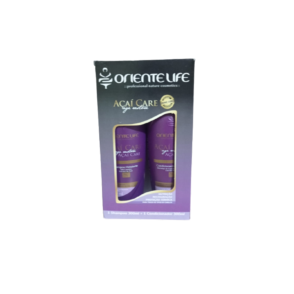 Combo Shampoo E Condicionador Oriente Life Açaí Com Cupuaçu