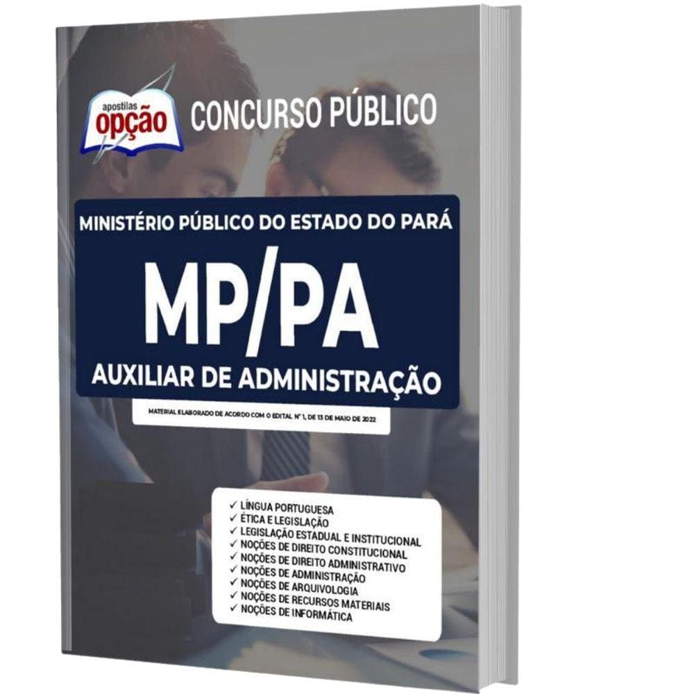 Apostila Concurso Mp Pa Auxiliar De Administração