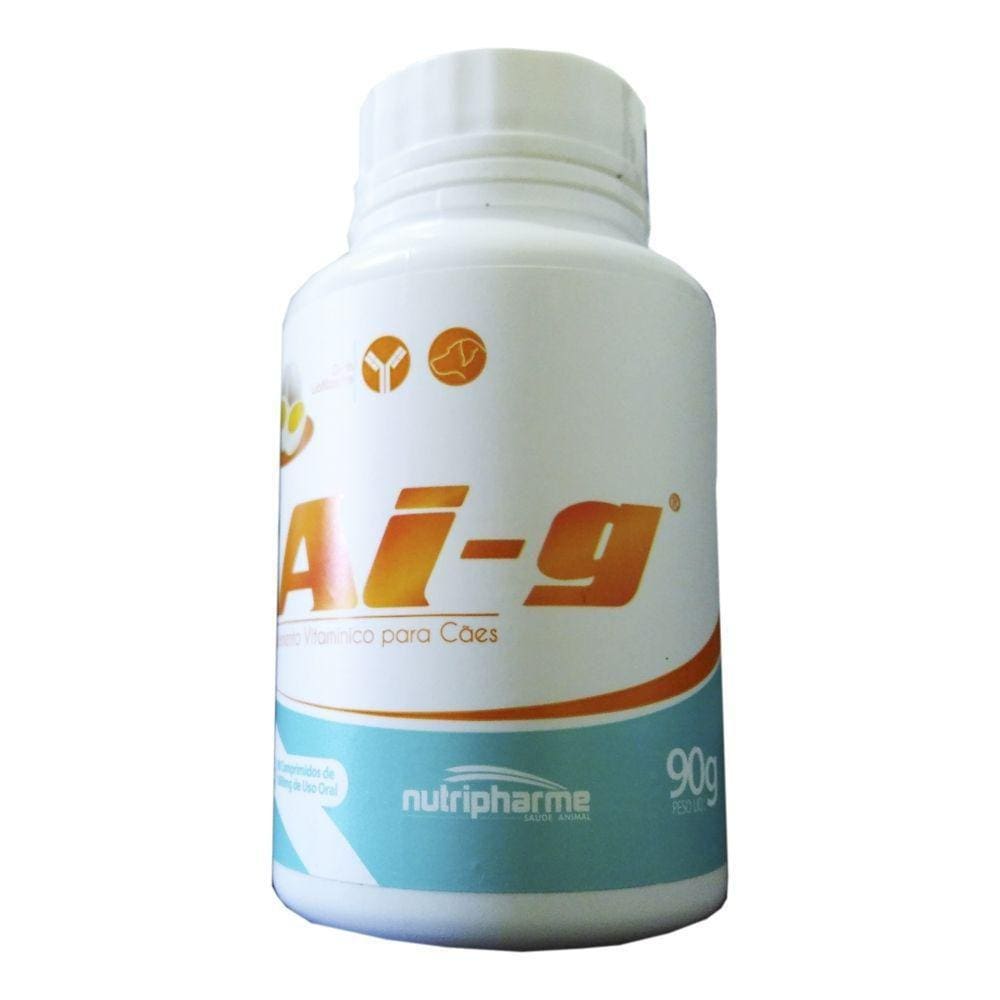 Ai-G 90 Comprimidos Suplemento Vitaminico Para Cães 1000Mg