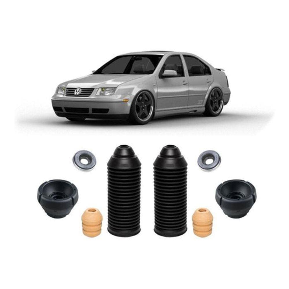 2 Kit Coxim Batente Dianteiro Vw Bora 1999 2000 2001 2002 03