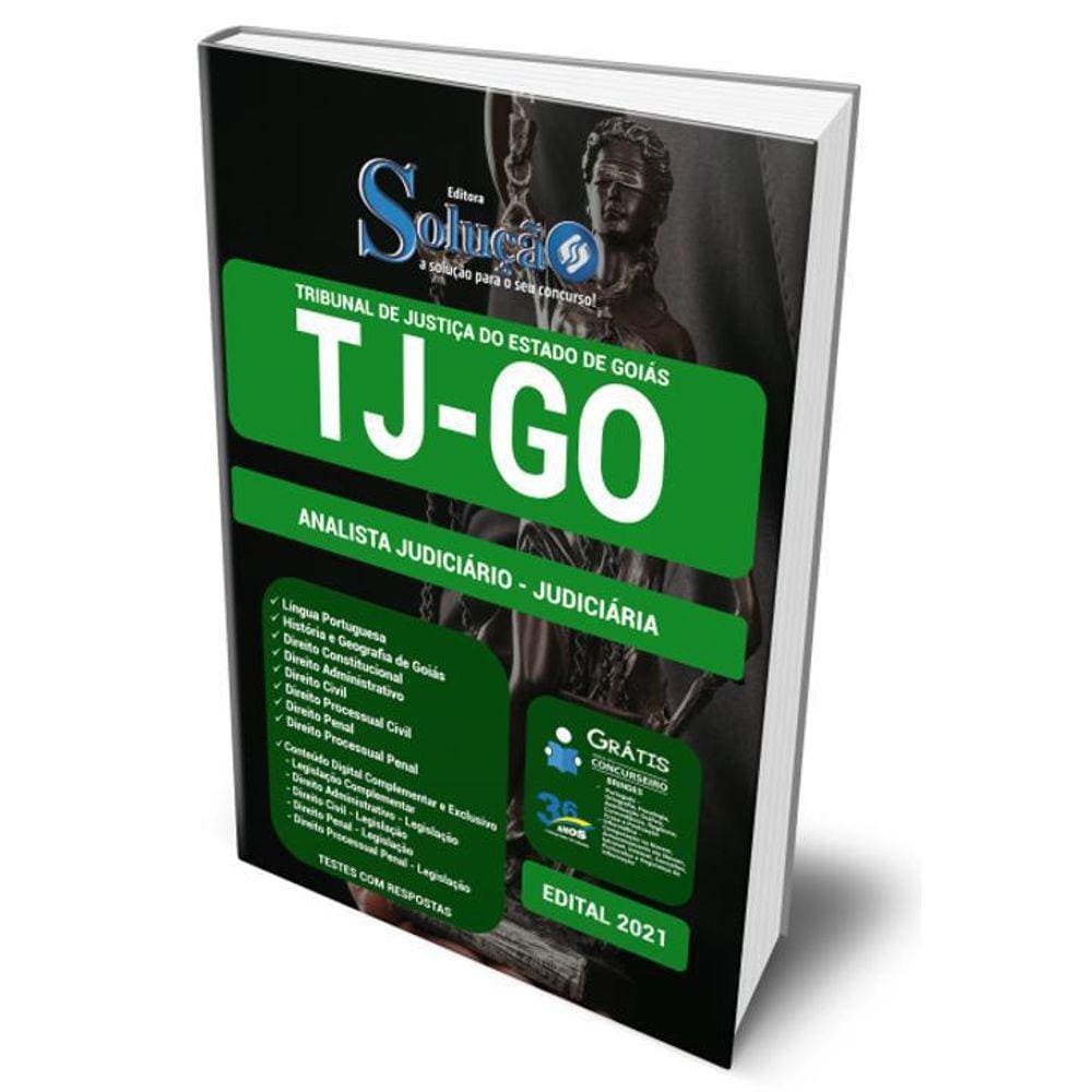 Apostila Concurso Tj Go - Analista Area Judiciária