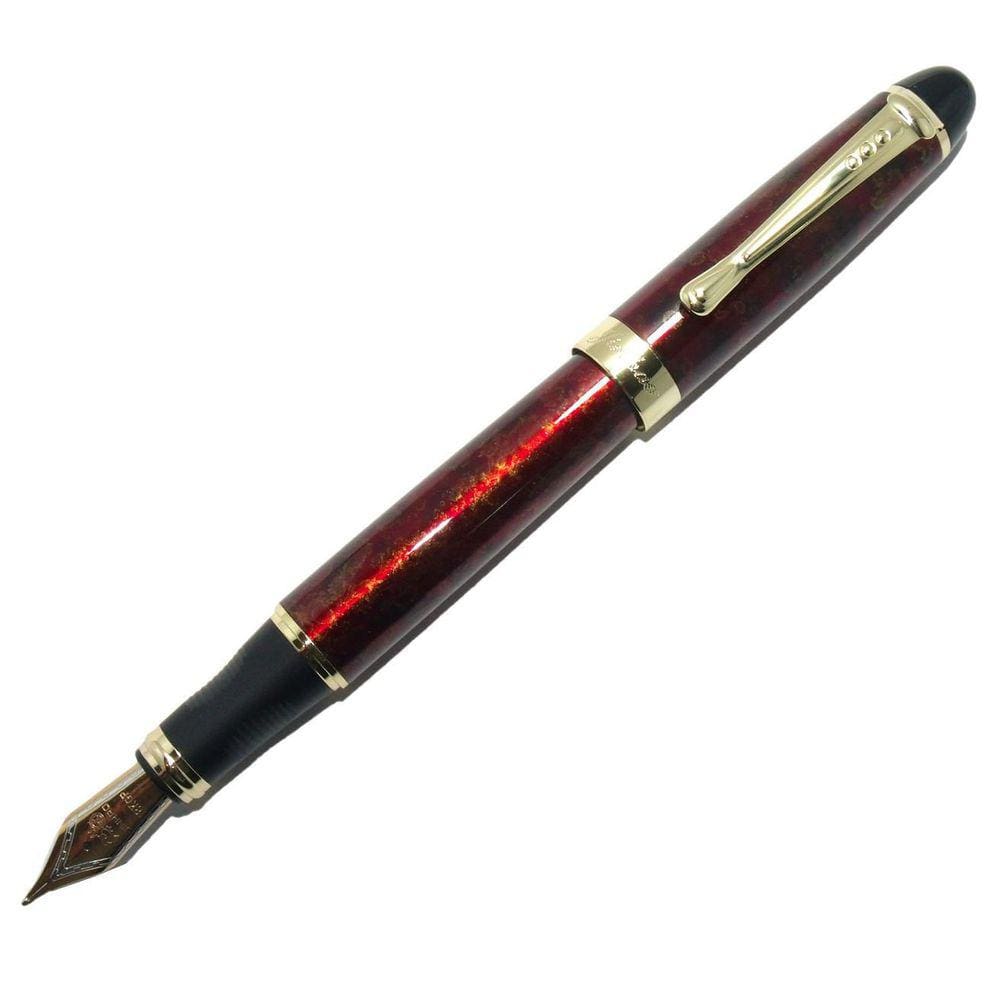Caneta Tinteiro Jinhao X450 Vermelho Marmorizado Gt