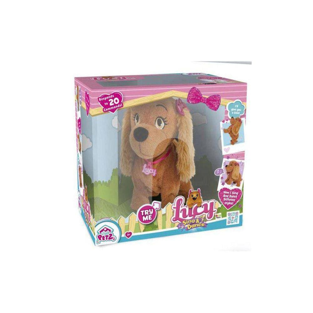 Cachorrinha Lucy Interativa com Sons e Movimentos, Alimentação por 4 Pilhas aa LR6 Indicado para 4 Anos Multikids - BR4