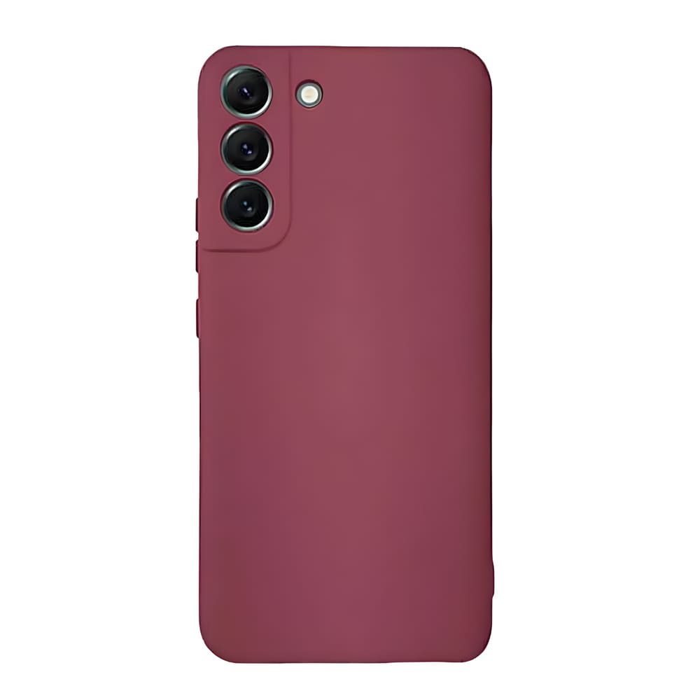 Capa Protetora Para Galaxy S22 Plus Silicone TPU Vinho