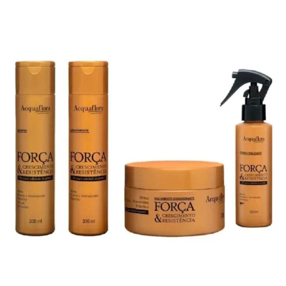 Kit da Acquaflora Força Completo 4 Produtos