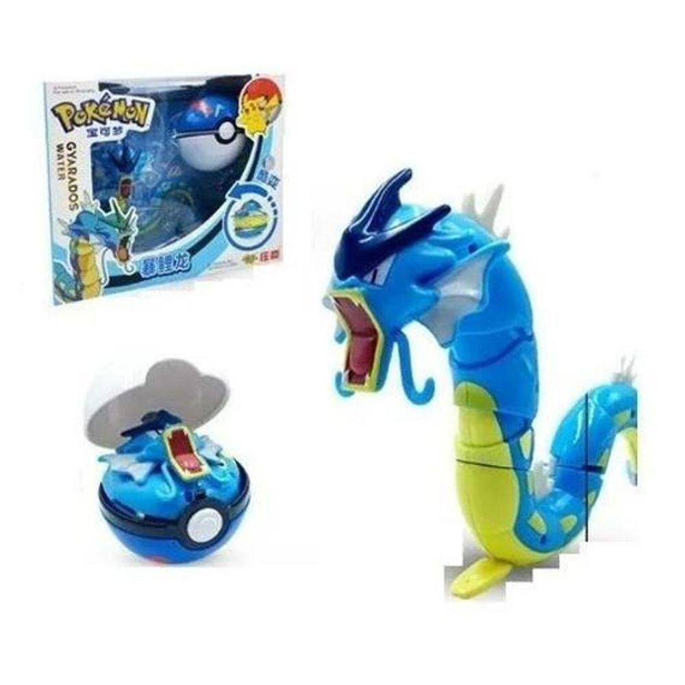 Brinquedo Pokemon Blastoise Na Pokebola Boneco Articulado em