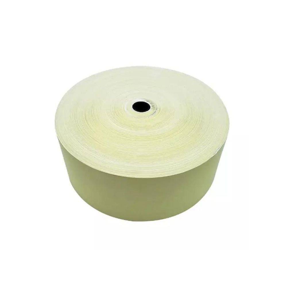 Bobina Termica 57X100 Amarela Relogio De Ponto C/12 Rolos