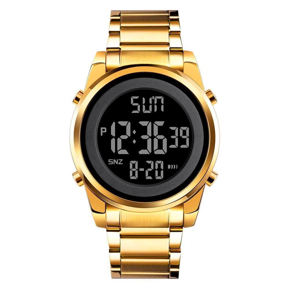 Relógio Masculino Skmei Digital 1611 - Dourado