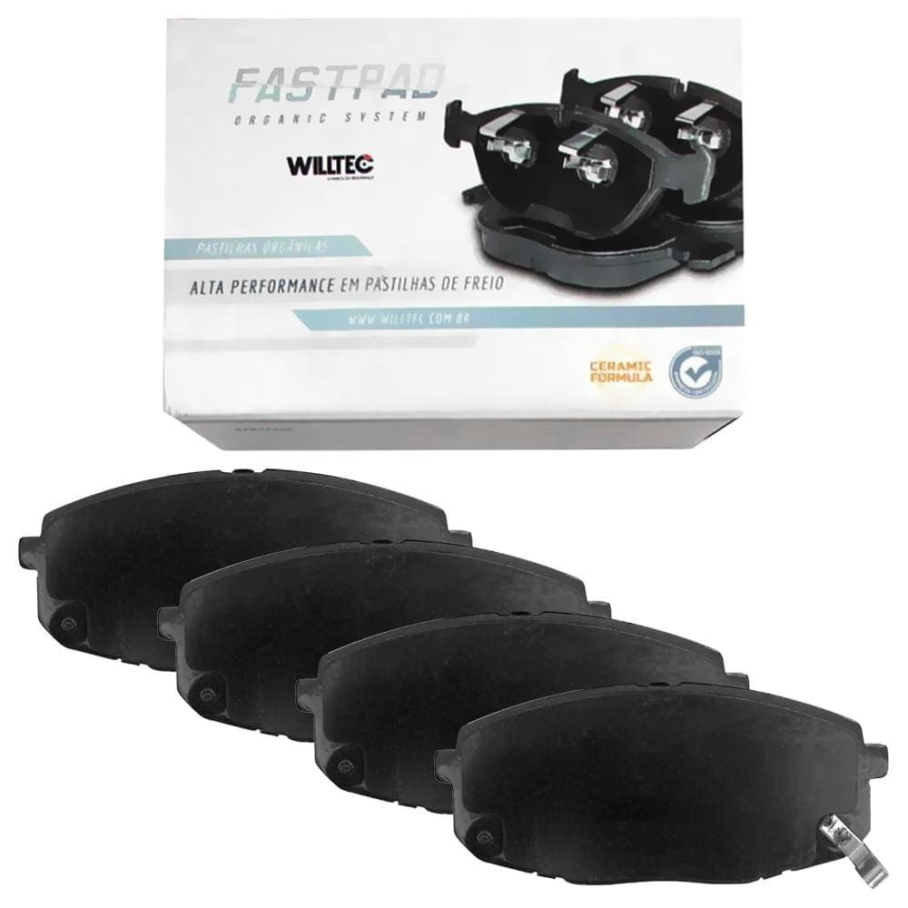 Kit Pastilha Freio Cerâmica Creta Cerato Diant Fastpad