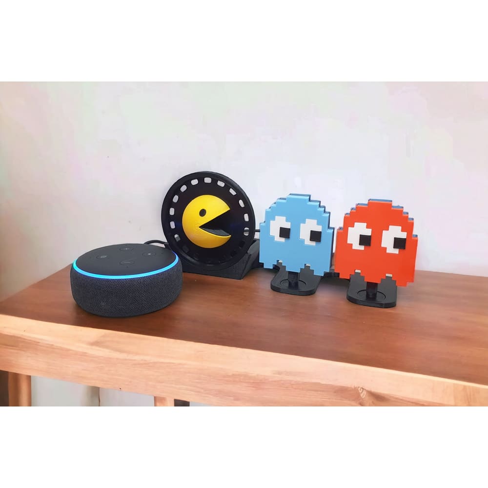 Suporte Pac-man Para Alexa Echo Dot 3 - Decoração E Presente