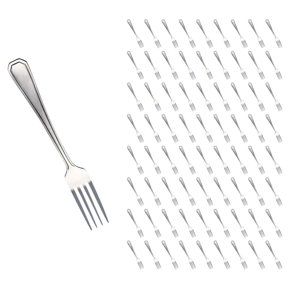 Kit Restaurante 72 Pçs Garfo Reforçada Inox Casa / Bar