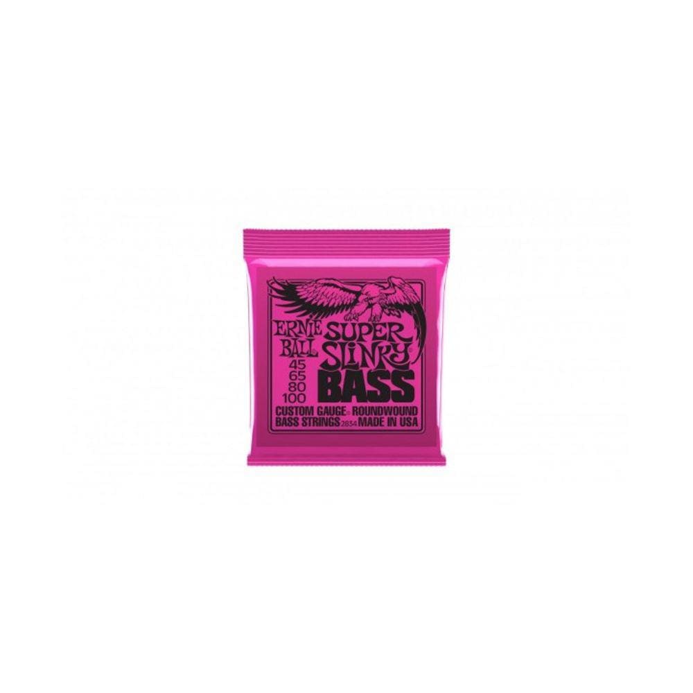 Encordoamento Baixo Ernie Ball 4 Cordas 2834 Slinky 045 100