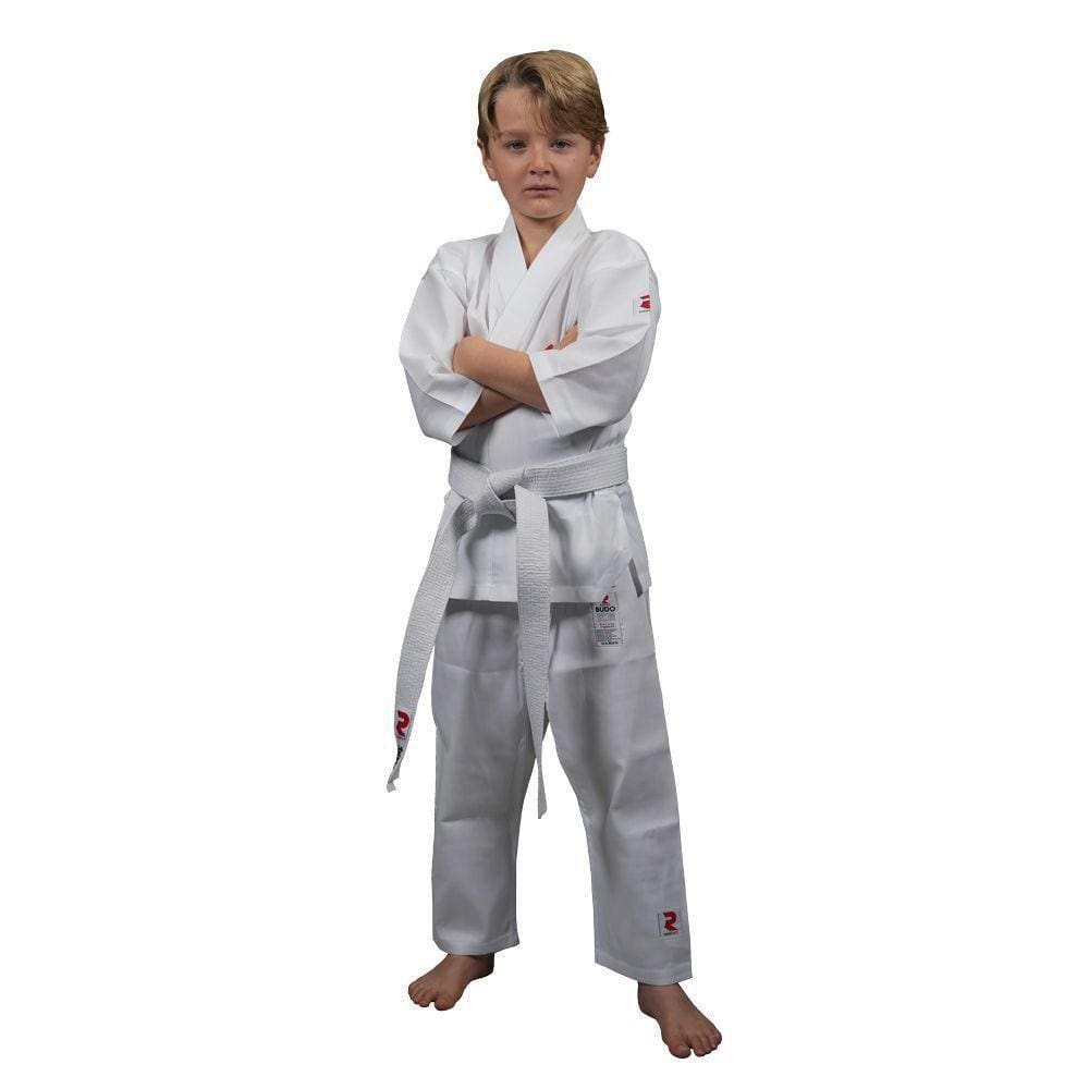 Kimono De Karate Infantil Fightart Budo Com Faixa Branca Tamanho 120