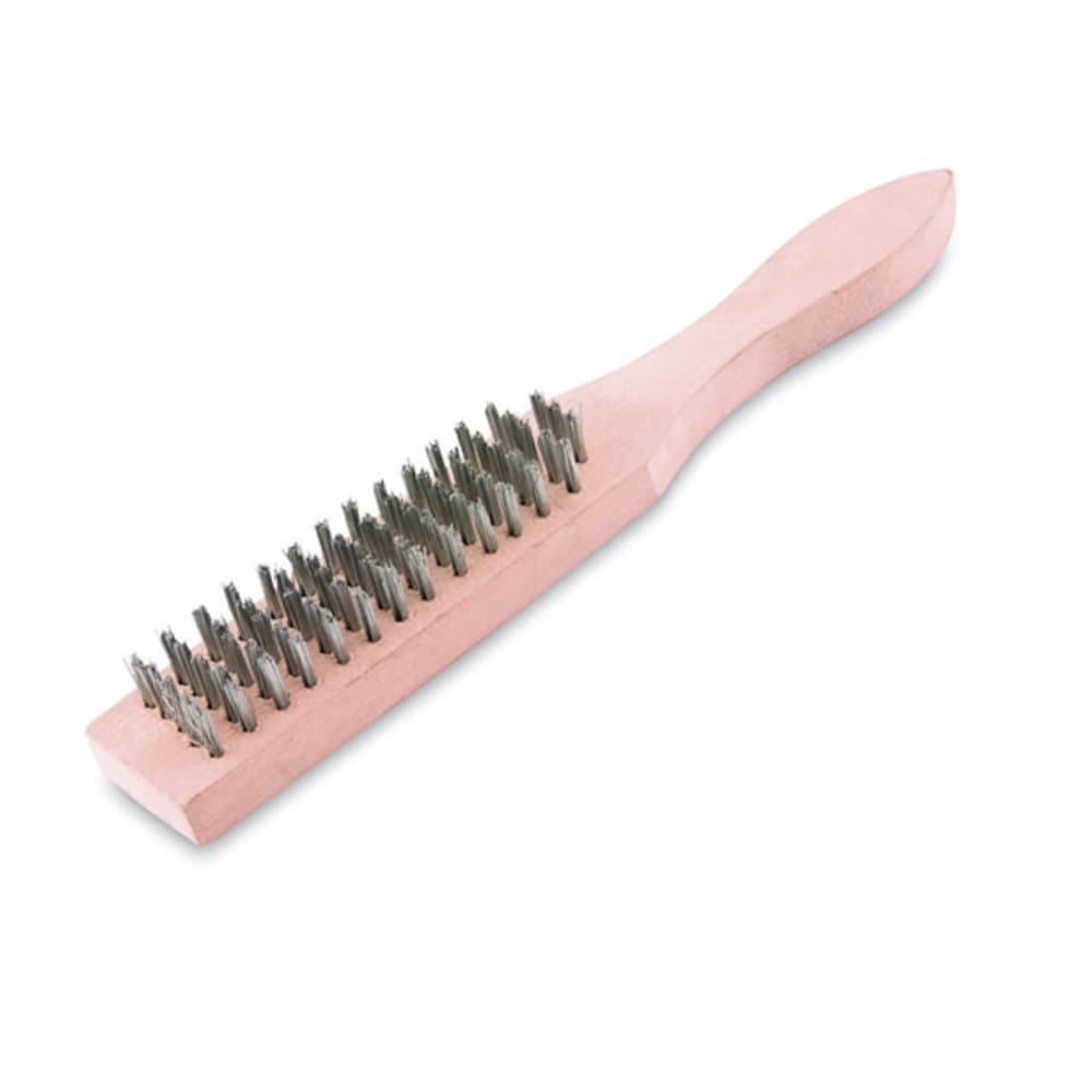 12x Escova De Aço Raspador P/ Limpeza Grelha Fileiras 3 Fios