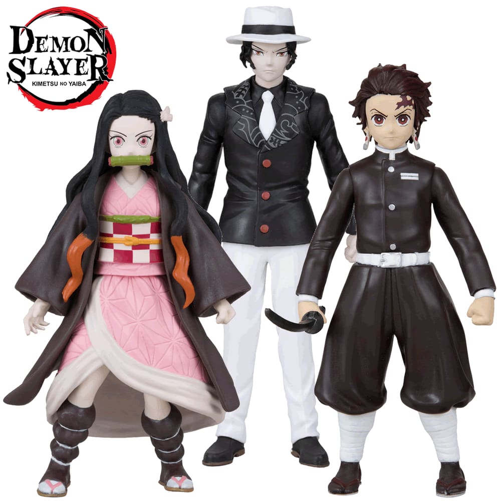 Demon Slayer Action Figure Kimetsu No Yaiba Articulado 10cm