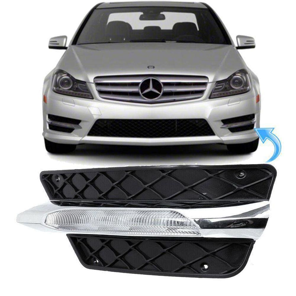 Farol Milha Led Mercedes C180 C200 C250 C300 C350 2011 2014