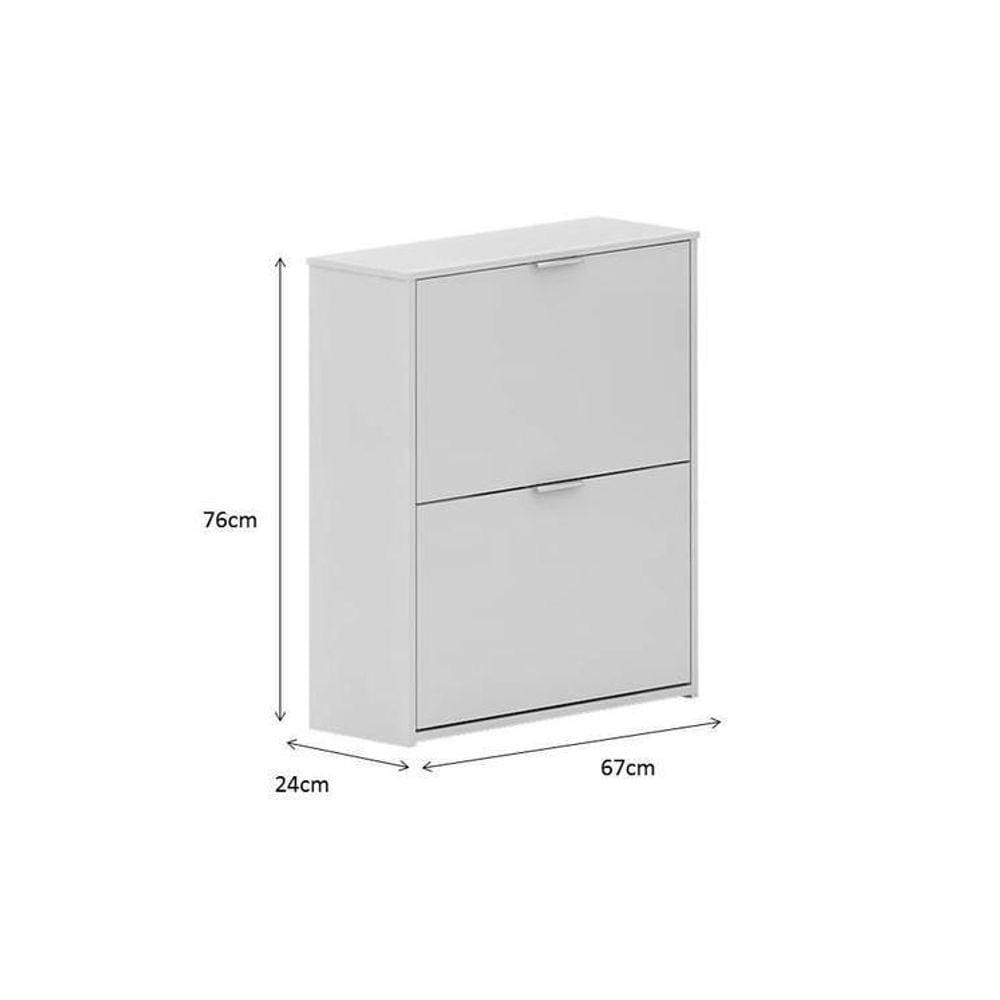 Sapateira 2 Portas Branco Safira Quarta Divisao