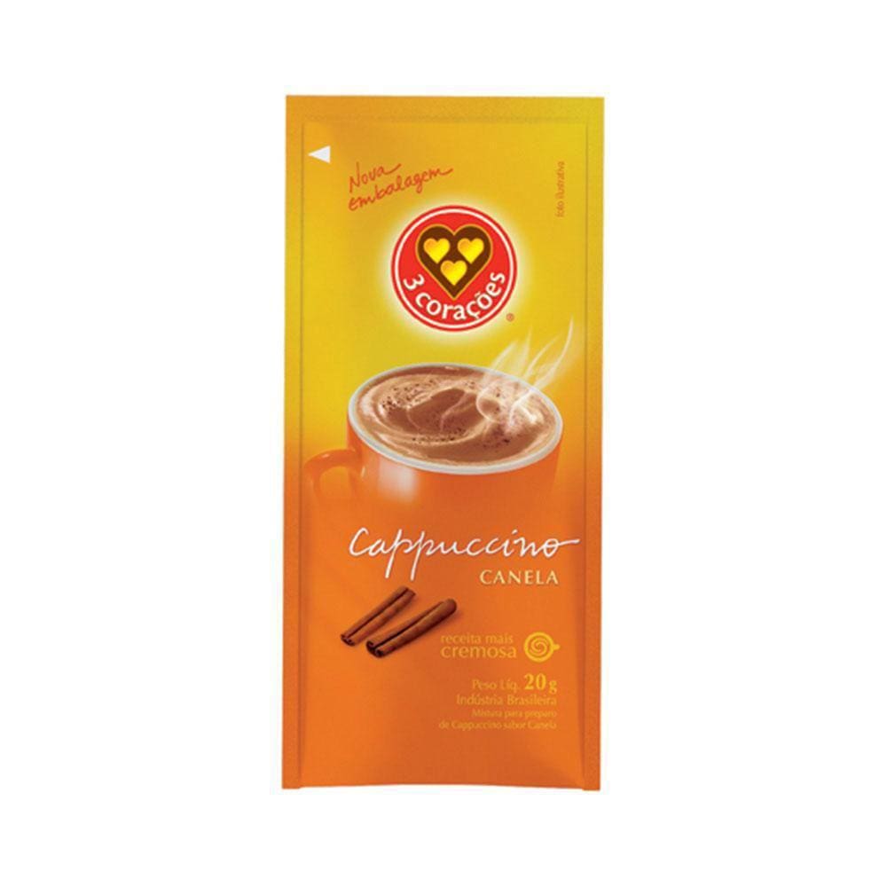 Café Três Corações Sachê 20G Canela Com 50 Unidades