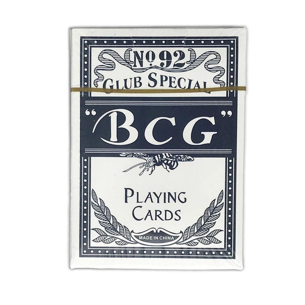 Baralho De Poker Bcg Azul 54 Folhas 1 Unidade