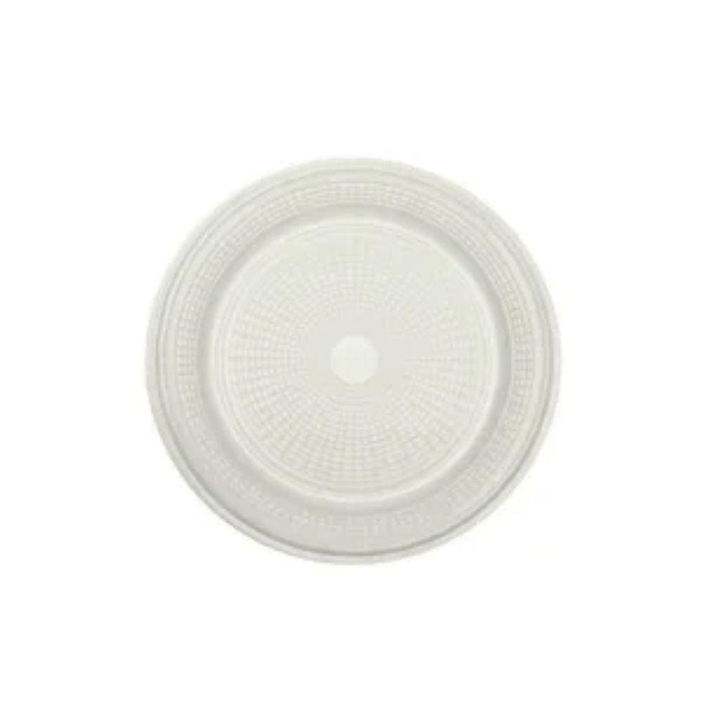 Prato Redondo Bio Branco 15cm Com 10 Unidades TrikTrik