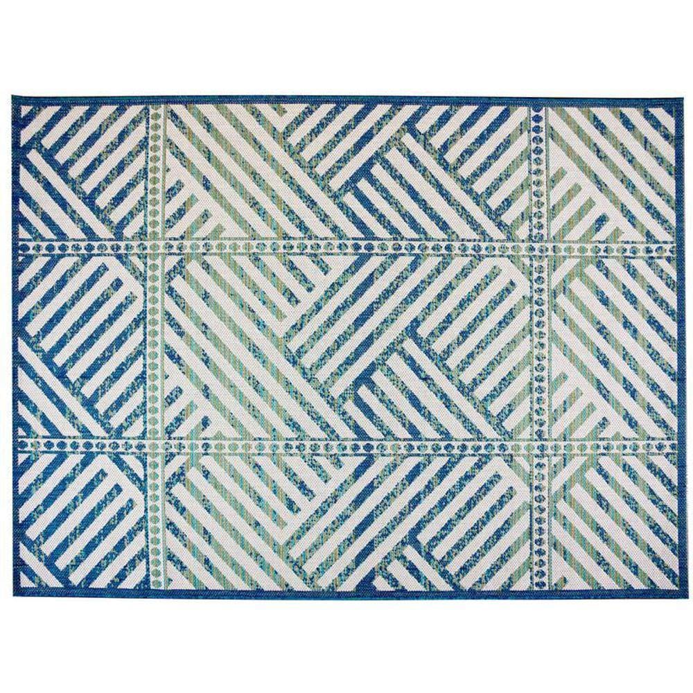 Tapete Sisal Aurora 03 Azul 2,50 X 3,00 - Edantex