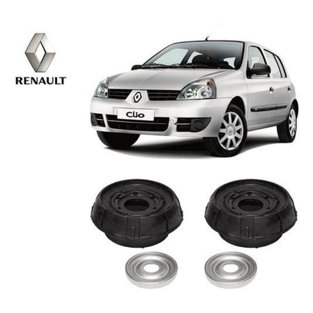 2 Coxim Rolamento Suspensão Dianteira Renault Clio 2001 2002