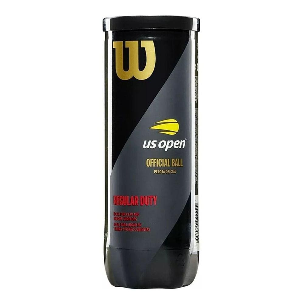 Bola de Tênis Wilson US OPEN - Regular Duty - Tubo c/ 3 Bolas