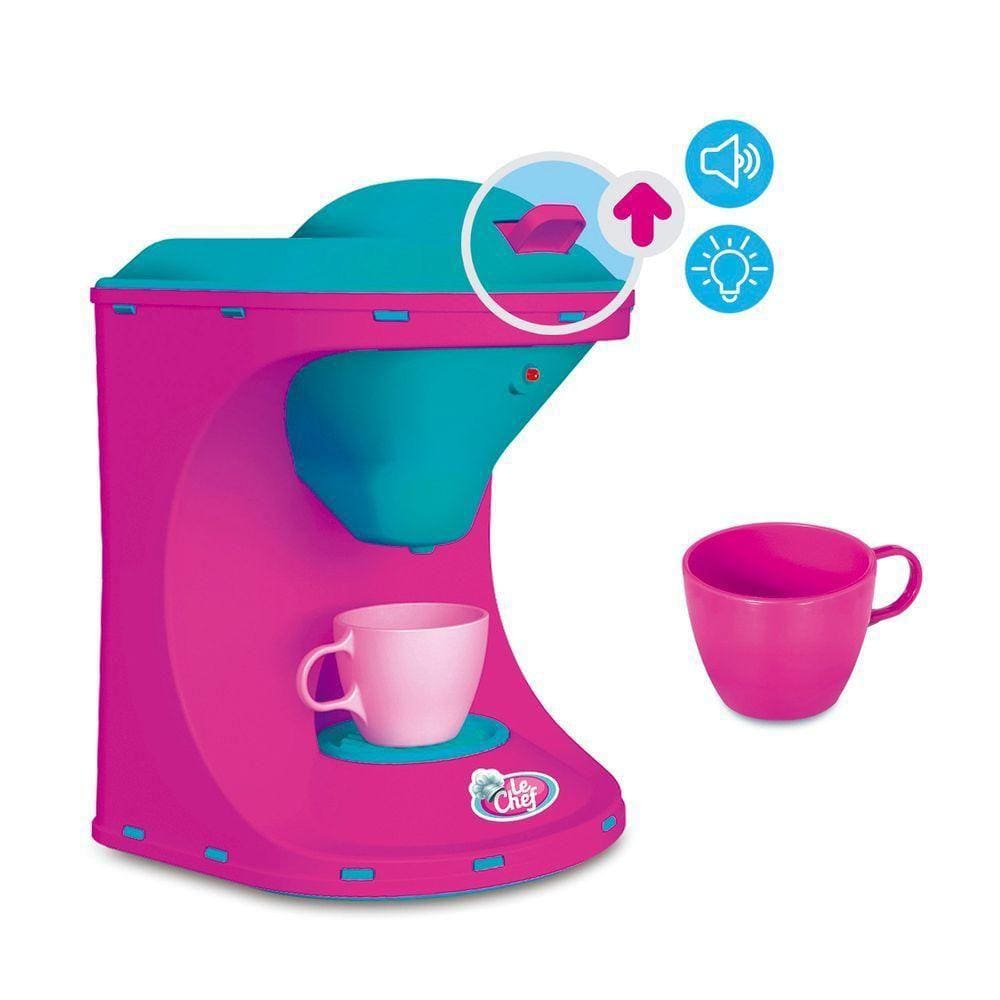 Brinquedo Mini Cafeteira Le Chef Som E Luz