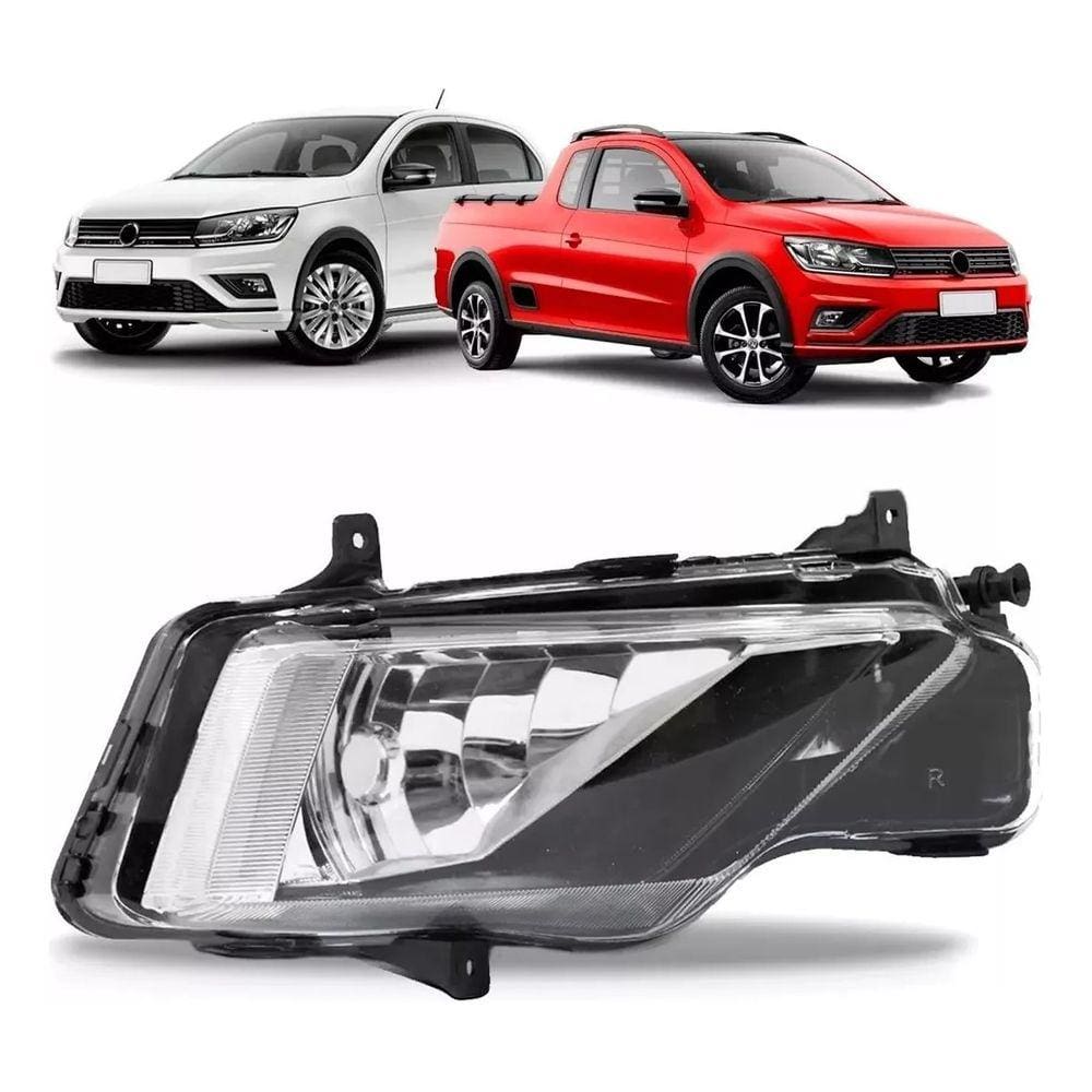 Farol Auxiliar Milha Neblina Saveiro G7 Gol Track 2017 2018 2019 Direito