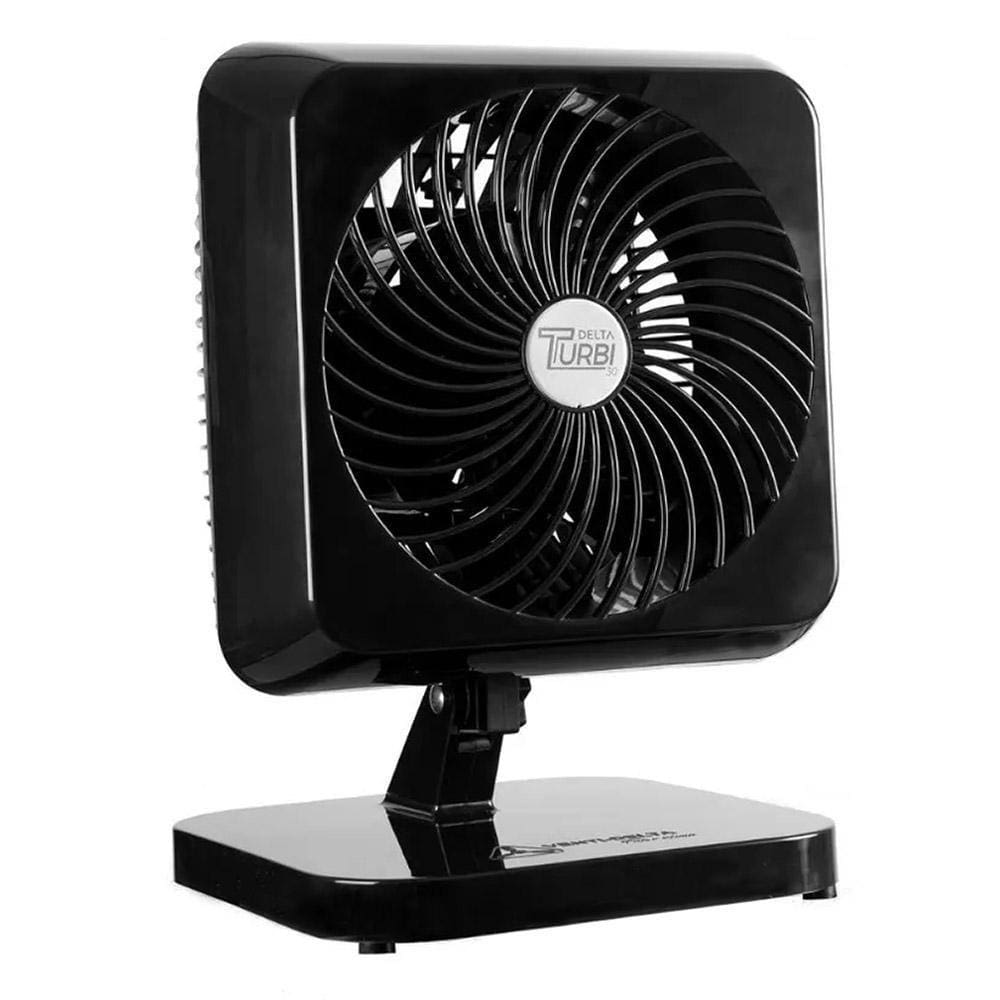 Ventilador De Mesa Delta Turbi Preto 127Volts Venti Delta