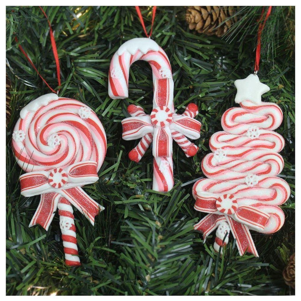 Kit 3 Enfeites Pendentes Rosa Para árvore De Natal