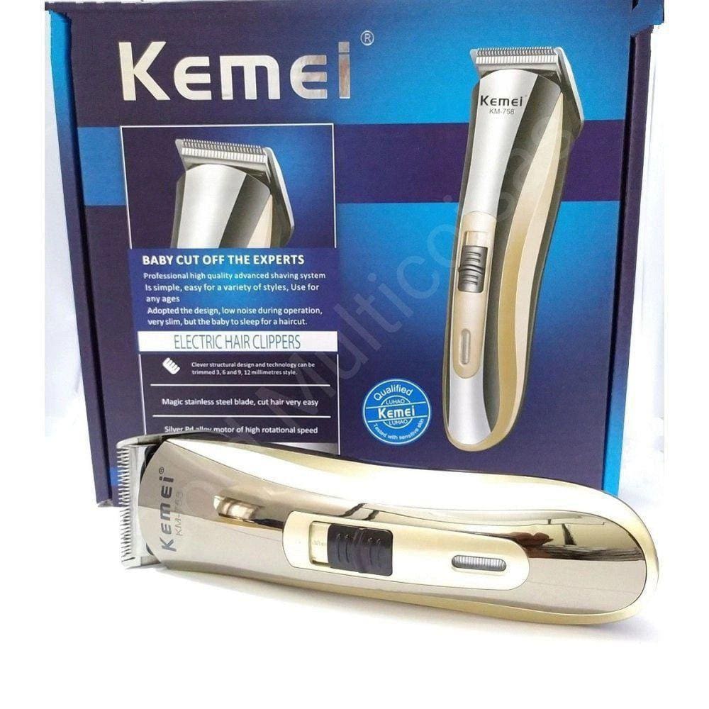 Maquina Corte De Cabelo Barba Acabameno Kemei 758