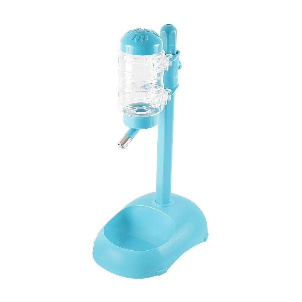 Bebedouro Com Suporte E Comedouro M Azul Basic Chalesco