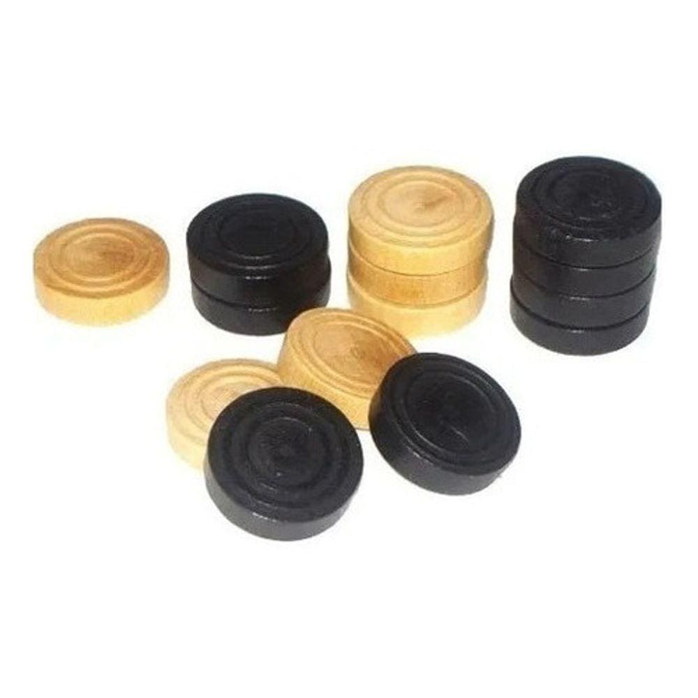 Jogo Gamão Madeira Oficial 30 Peças Para Tabuleiro