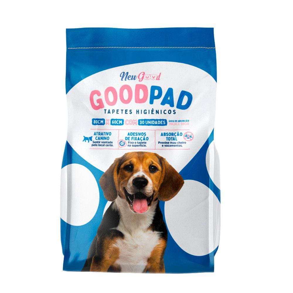 Tapete Higienico Petlike Good Pad 80X60Cm C/30 Unidades