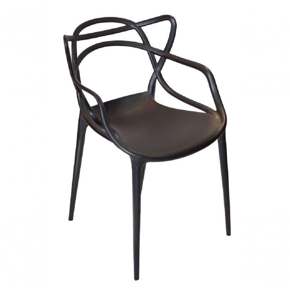 Cadeira Allegra Masters 100% Polipropileno Preta