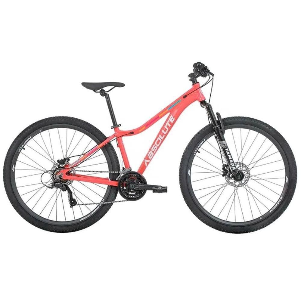 Bicicleta Aro 29 Absolute Mia 3 Feminina 27v Freio Hidráulico K7 Garfo com Trava - Rosa