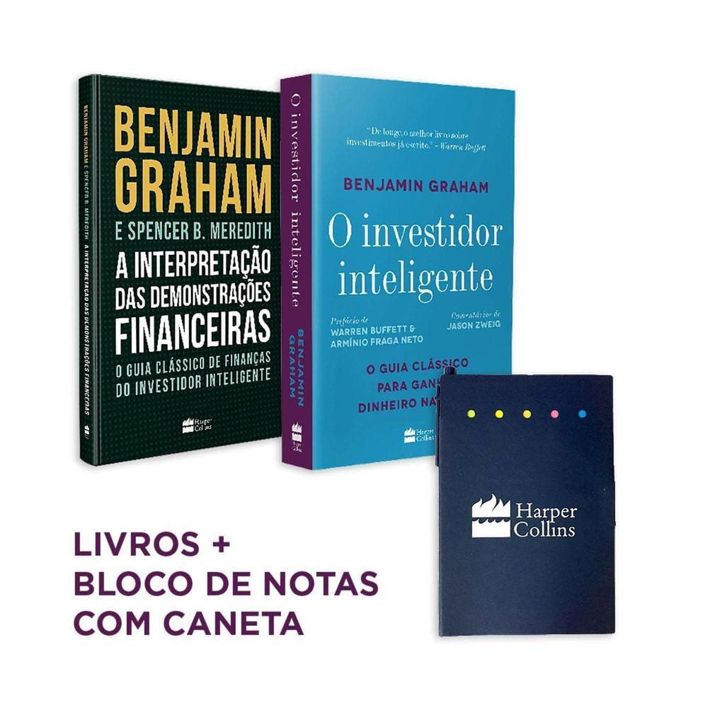 Coleção O Investidor Inteligente + Bloco De Notas