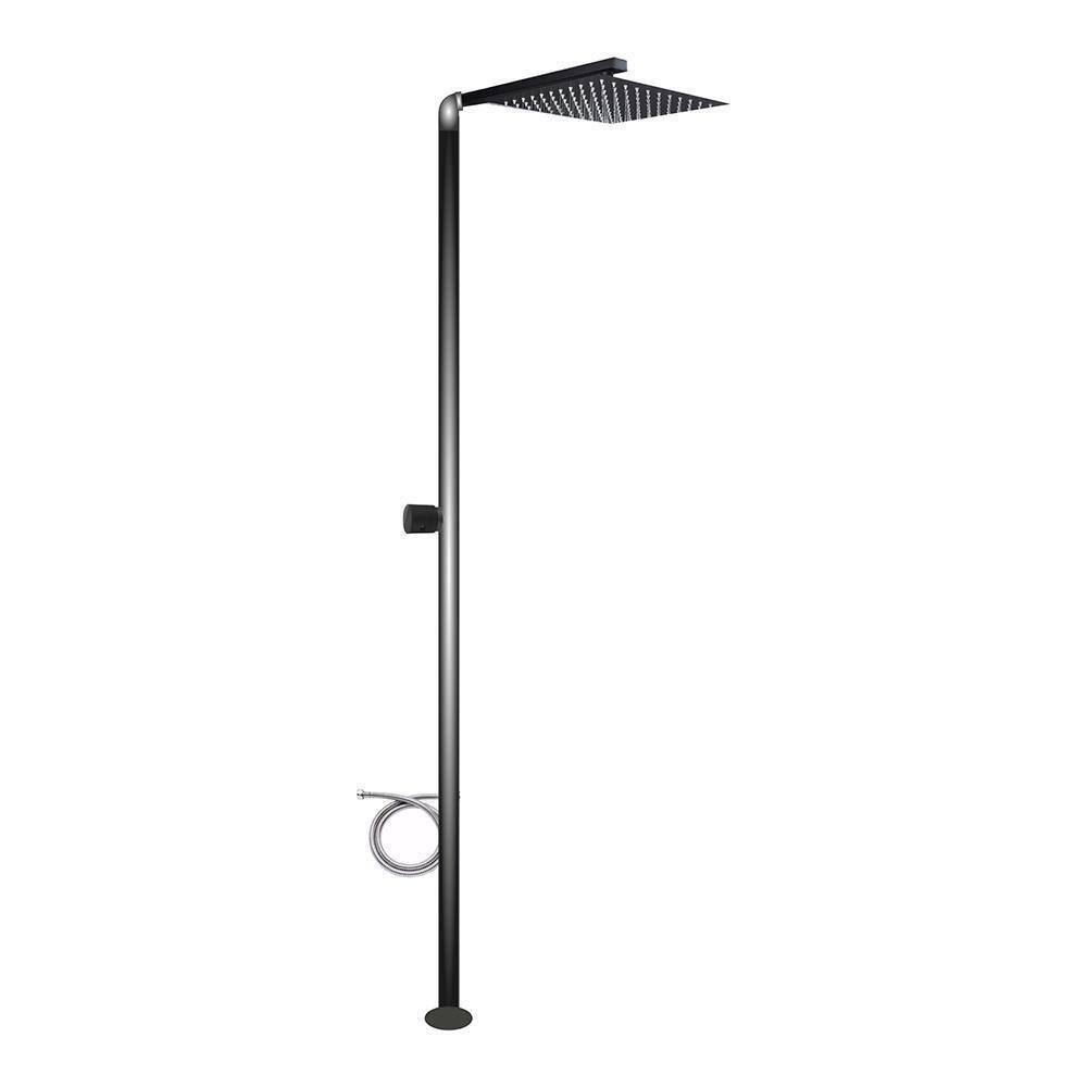 Ducha Para Área Externa - Quadrada Preto