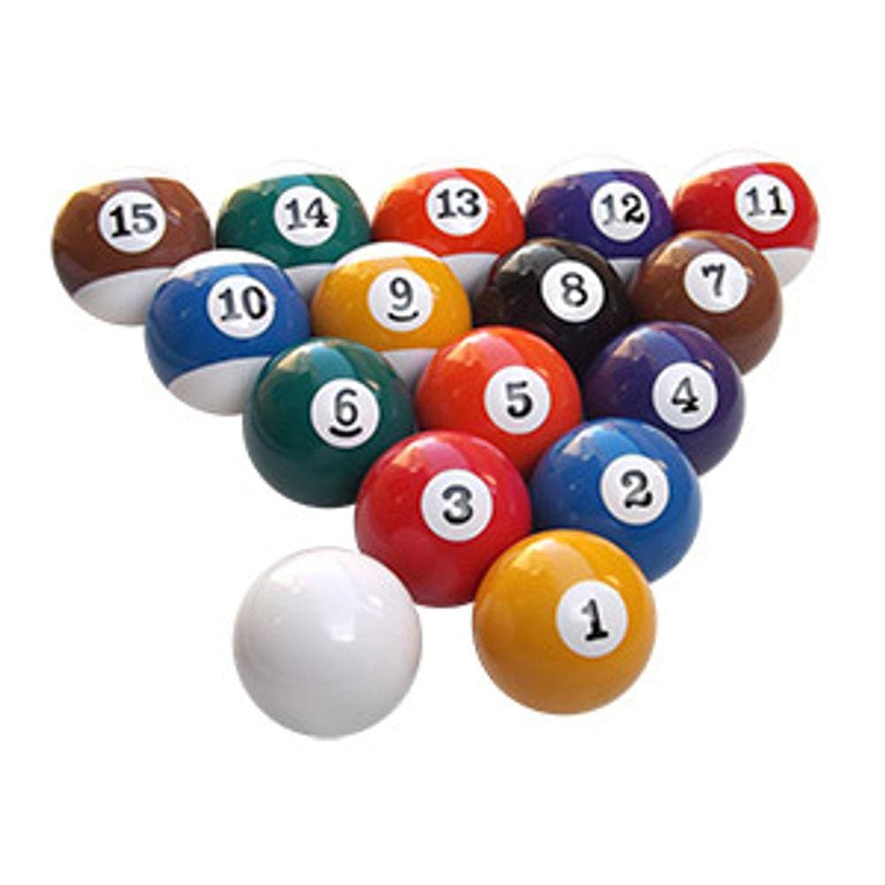 Bola 54mm Com Faixa Numerada Sinuca Bilhar Snooker