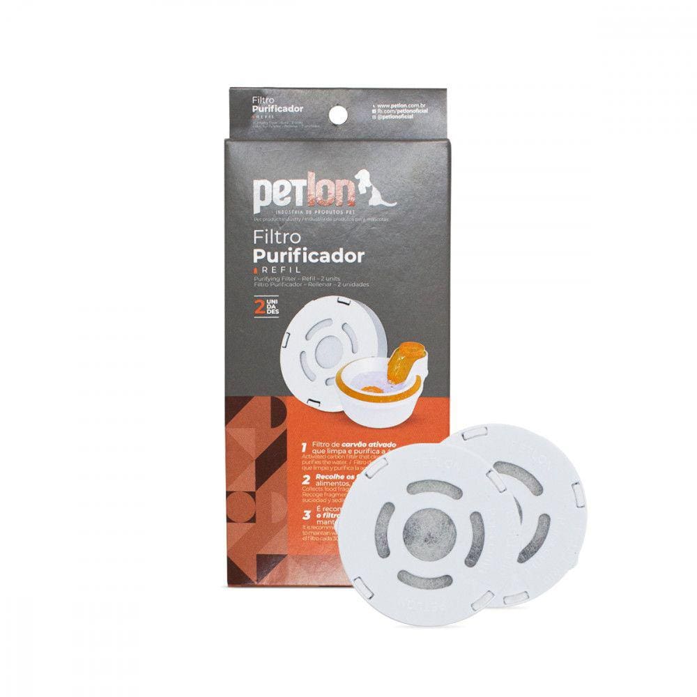 Filtro Purificador Carvão Ativado Refil Petlon