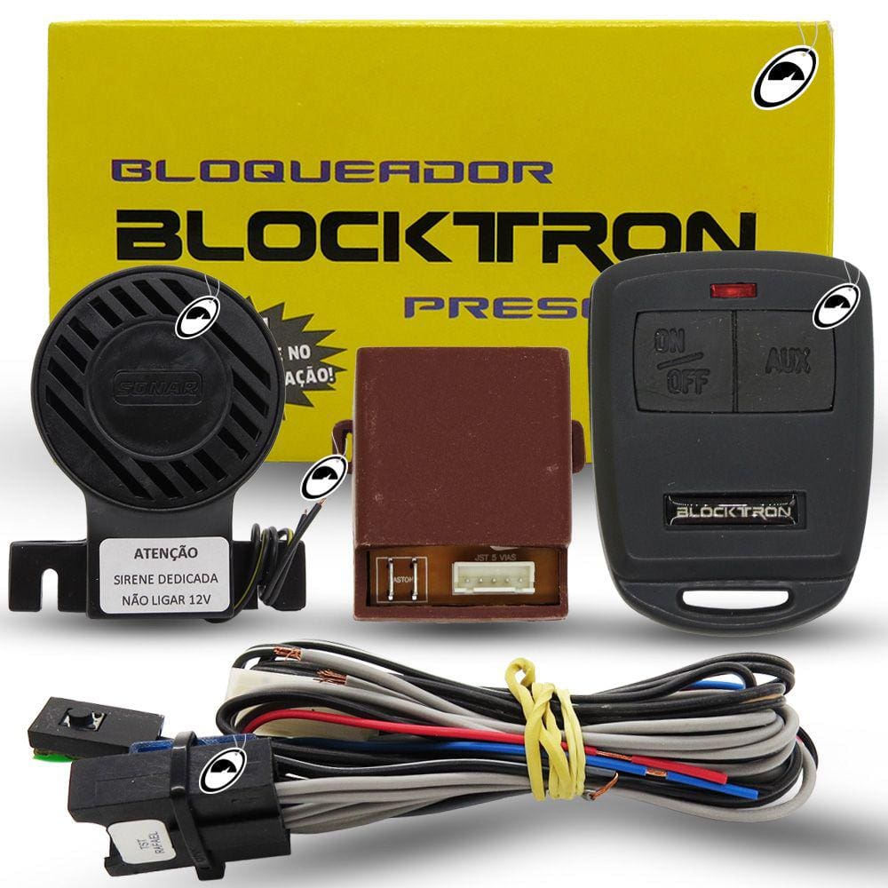 Bloqueador Automotivo Blocktron Controle Presença