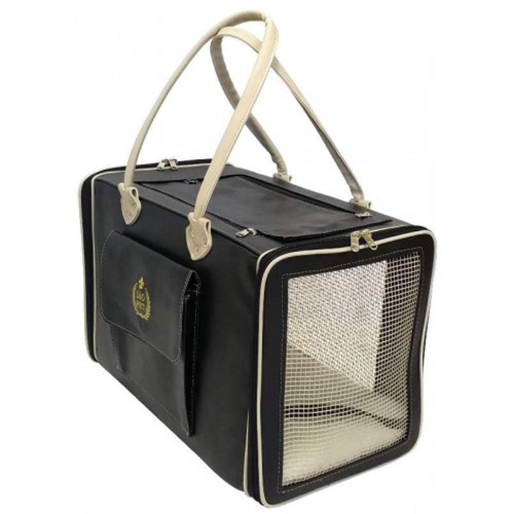Bolsa Sao Pet Paris Corino Preto 46X26X30Cm N2