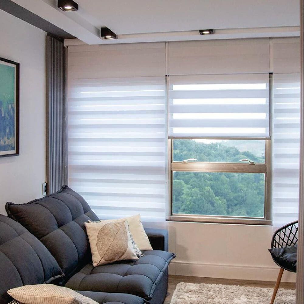 Persiana Double Vision Branca - 2,30m x 2,10m