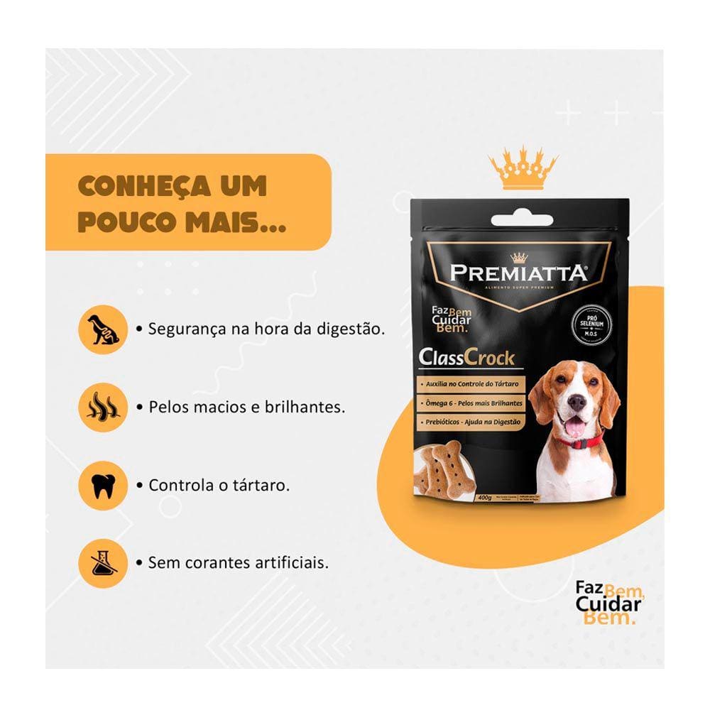 Biscoito Premiatta Caes Classicrock 400Gr