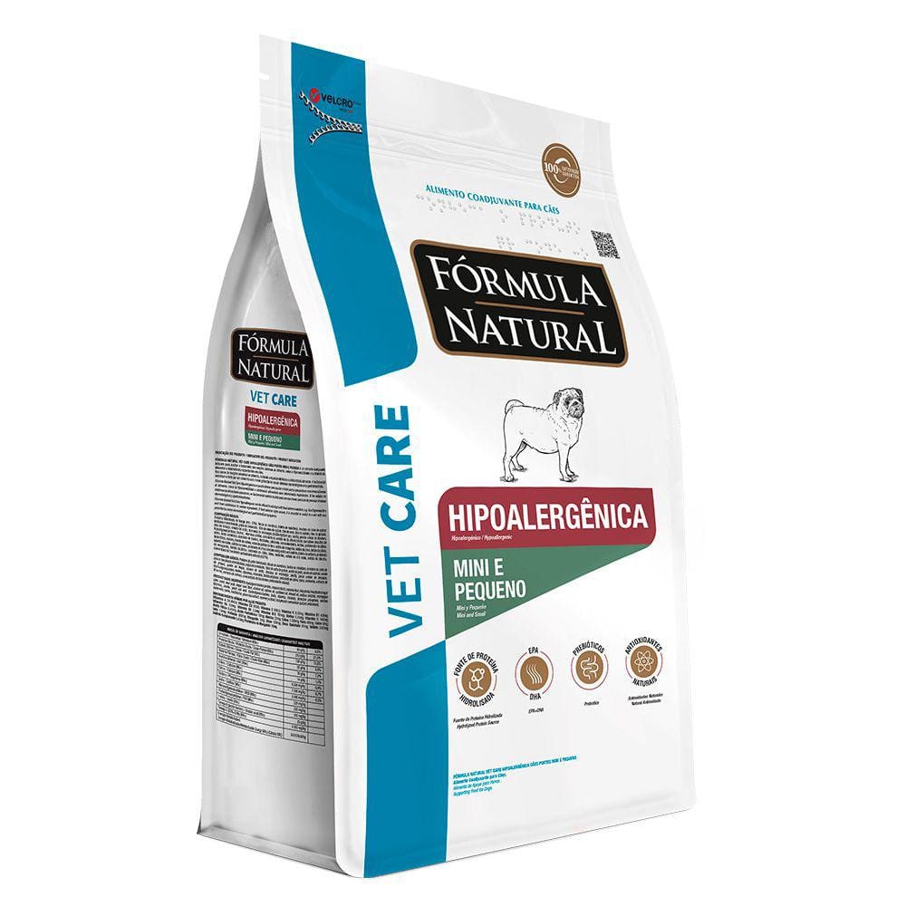 Racao Formula Natural Vet.Caes Hipoalergenica Mini/Peq. 10,1Kg