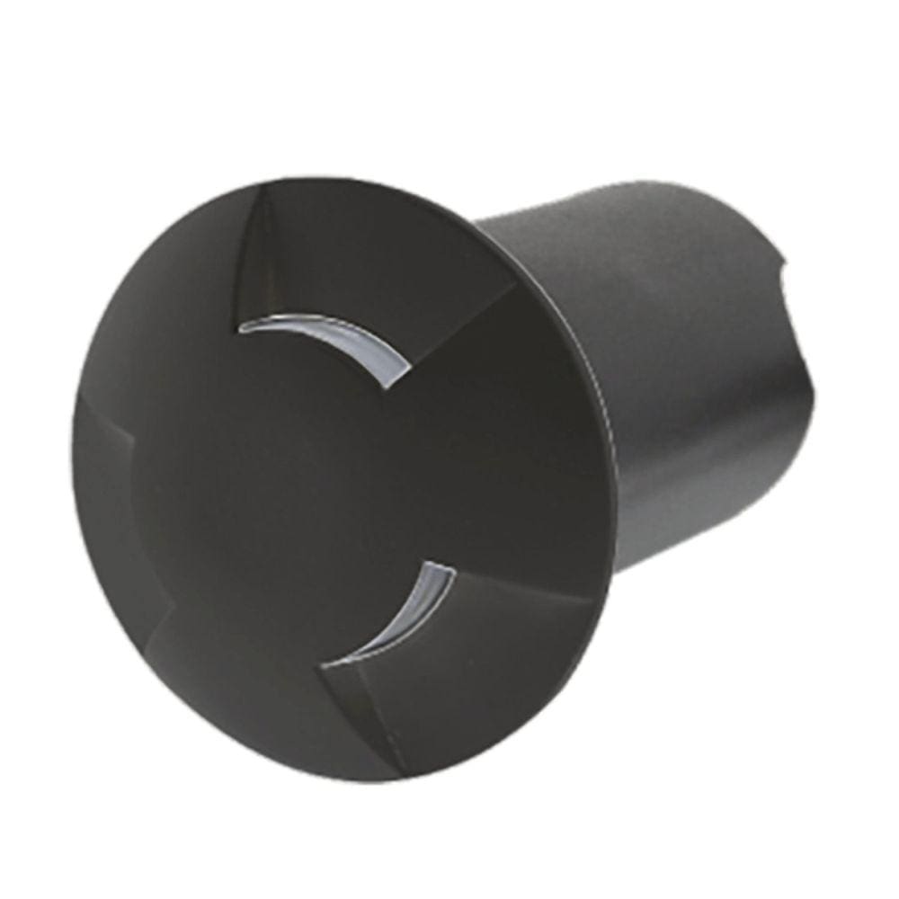 Embutido de Solo LED Sparkle Light 1W 3K IP67 3 Aberturas EXIG601093CRPT Bronzearte Preto