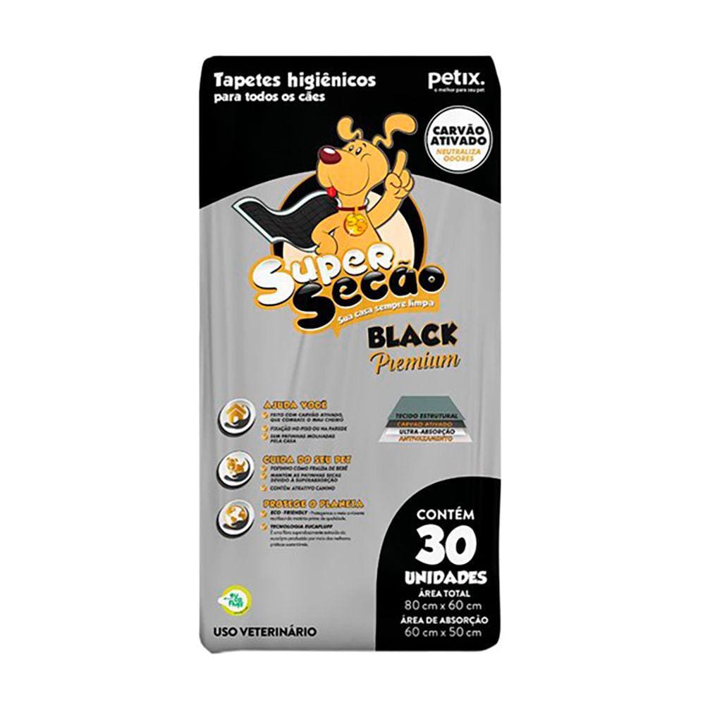 Tapete Super Secão Petix Black Premium - 90 Un Kit 3 Pct