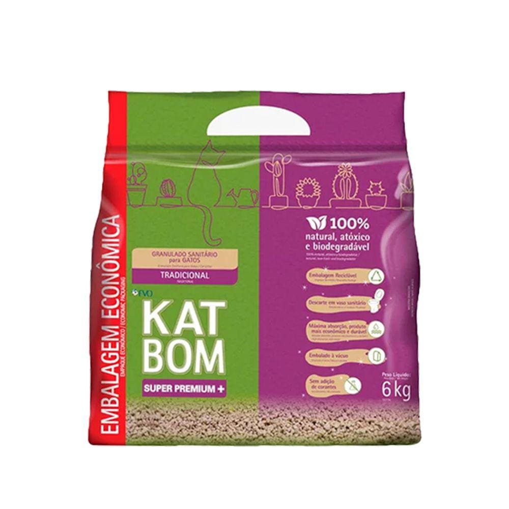 Kit 2 Granulado Natural Katbom 6Kg