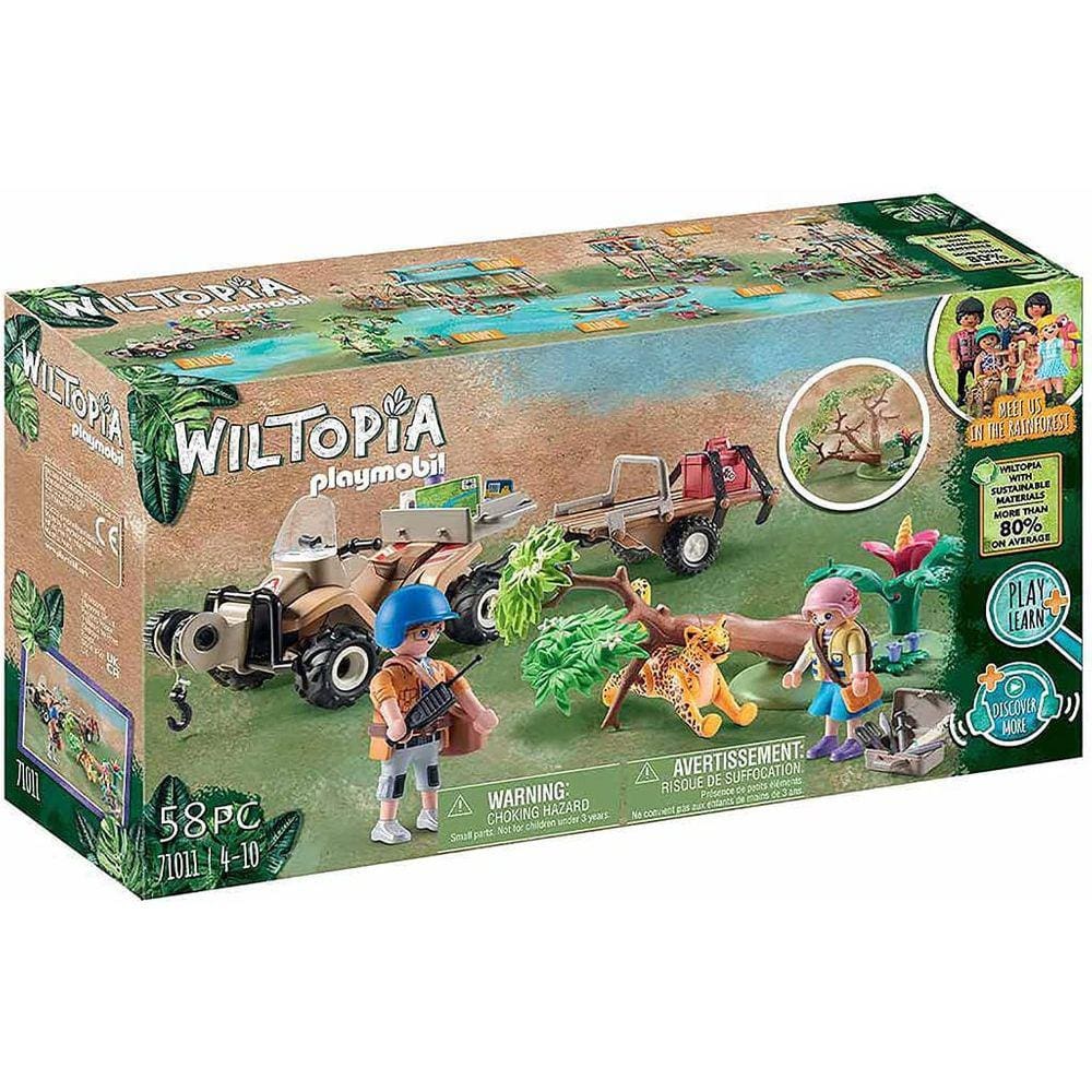 Playmobil Wiltopia - Quadriciclo de Resgate a Animais 71011